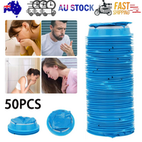50 Sick Bags Vomit Bags Emesis Calibrated 1 Litre Infection Control Secure Tie