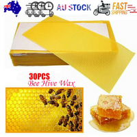 30Pcs Bee Hive Wax Honeycomb Bee Hives Beekeeping Equipment Frames Foundation