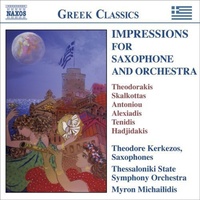 Impressions For Saxophone And - Kerkezos, Theodore Cd Album
