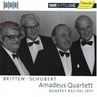 Britten Schubert String Quarte - Amadeus Quartet Cd Album