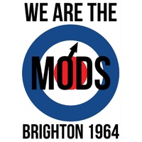 We Are The Mods-Brighton 1964 Poster