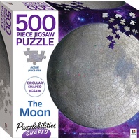 Puzzlebilities Shaped 500 Piece Jigsaw: The Moon