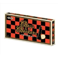 2-In-1 Chess & Checkers Set