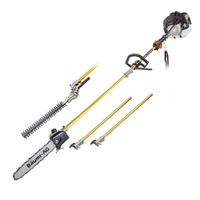 65CC Long Reach Pole Chainsaw Hedge Trimmer Pruner Chain Saw Tree Multi Tool