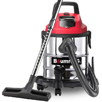 Baumr-AG 20L Cordless Wet & Dry Vacuum Cleaner Kit, with 4Ah battery and Charger, Blower, HEPA Filter, Accessories, Stainless Steel, for Car, Home, Ga