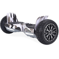 BULLET SX-4000 Hoverboard Scooter, 8.5" Wheels, 700W Brushless, Superior Self Balancing System, UL Certified, LED Lights, Carry Bag, Camo
