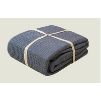 Cotton Woven Waffle Blanket 228 x 228 cm