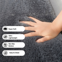 Soft Touch Ultra Plush Memory Foam Tatami Stone Grey Mat - 150 x 200 CM