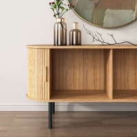 Ripple Sideboard with Sliding Doors Äî Earthy Elegance Redefined