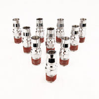 10X 1/4" Nitto Type Male Air Coupling Coupler Fitting Connector 4 x 1.5cm