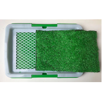 Small Portable Dog Potty Training Tray Pet Puppy Toilet Trays Loo Pad Mat 45x33 cm
