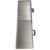 183 cm Portable Foldable Aluminium Folding Pet Dog Car Van Climb Non Slip Surface Ramp