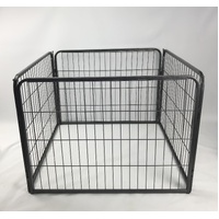 4 Panels 60 cm Heavy Duty Pet Dog Puppy Cat Rabbit Exercise Playpen Fence Extension