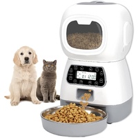 3.5L Visible Automatic Digital Pet Dog Cat Feeder Food Bowl Dispenser