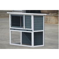 L Double Storey Rabbit Hutch Guinea Pig Cage , Ferret cage W Pull Out Tray