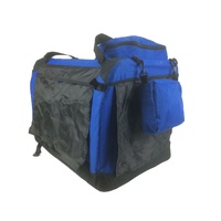 YES4PETS XL Foldable Pet Dog Puppy Cat  Soft Crate With Curtain-Blue