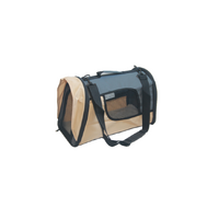 Small Pet Dog Cat Rabbit Guinea Pig Ferret Carrier Travel Bag-Grey