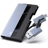 BENFEI 345GY M.2 NVME SATA SSD Enclosure, 10 Gbps USB Type-C/Type-A to NVME PCI-E SATA M-Key/(B+M)