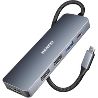 BENFEI USB C Hub 5-in-1 with 4K HDMI(Certified) Aluminum Case