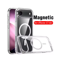 UTIA Ultimake Shockproof Transparent Case Cover With Magnetic Ring for iPhone 17 Air