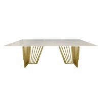 Salina Gold Dining Table -100cm x 200cm