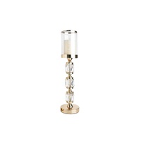 Abode Crystal Candle Holder – Gold - Large