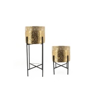 Hope Planter - Gold - Set of 2