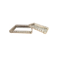Katie Tray - Rectangle - Large - Gold