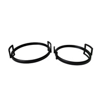 Eliza Round Tray - Large - Black