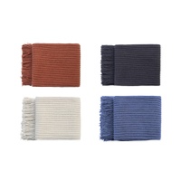 Levi Throw Rug Blanket - Orange