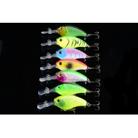 7x 9cm Popper Crank Bait Fishing Lure Lures Surface Tackle Saltwater