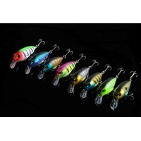 8x 7cm Popper Crank Bait Fishing Lure Lures Surface Tackle Saltwater