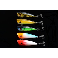 5X 6cm Popper Poppers Fishing Lure Lures Surface Tackle Fresh Saltwater