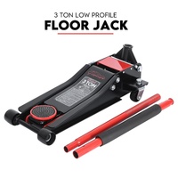 3 Ton Hydraulic Floor Jack 3T Trolley Low Profile Car Track Quick Lifting 75-500mm