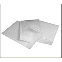 100 Piece Pack - 22.5cm x 15cm White Bubble Padded Envelope Bag Post Courier Shipping SMALL Self Seal