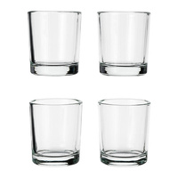 40 Pack Tealight Glass Votive Candle Holders Bulk Set Festival Decor Wedding Propose Parties Holiday and Home Decor