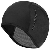 Helmet Fleece Inner Liner Cycling Skull Cap Winter Thermal MTB Mountain Cycling Cap for Men Women Headwear for Running Skiing & Winter Sports BLACK Ro