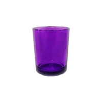 20 Pack Purple Glass Votive Tealight Candle Holders House Party Centrepiece Xmas Wedding Decor Glass Candlestick Party Decorations Bridal Valentines E