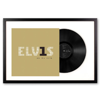Framed Elvis Presley Elvis 30 #1 Hits Vinyl Album Art