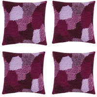Pack of 4 Giovanni Fuchsia Purple Cushion Cover Made In Europe