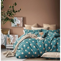 100% Cotton Hugo Reversible Printed Quilt Cover Set - Super King Size