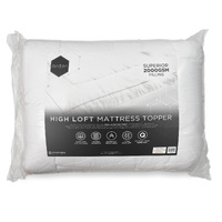 2000GSM STANDARD MICROFIBRE MATTRESS TOPPER - DOUBLE