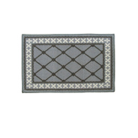 Mason Half Moon Bath Mat Grey