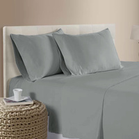 400TC Bamboo Cotton Sheet Set Cream Queen
