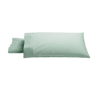 Bianca Pair of Heston Cotton Percale Standard Pillowcases Stone