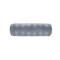 KAAT Amsterdam Softy Stripe Blue Grey Oblong Neckroll Filled Cushion 22cm x 70cm