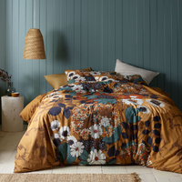 Markle Washed Cotton Printed Quilt Cover Set King