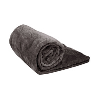 Lucia Luxury Push Throw Charcoal
