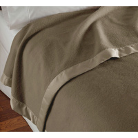 400GSM Luxury Wool Blanket Cream Queen