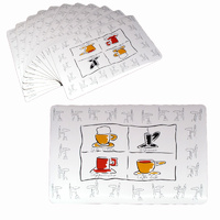 Set of 12 PVC Easy Care Placemats - Counting Numbers